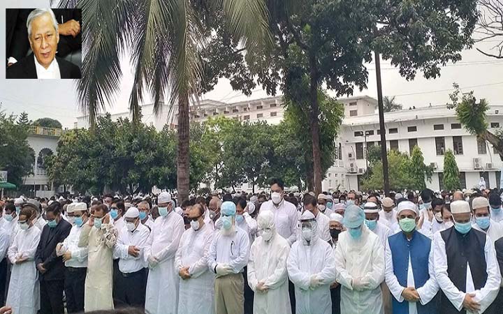 অ্যাটর্নি জেনারেল মাহবুবে আলমের জানাজা সম্পন্ন